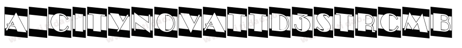 a_CityNovaTtD3StrCmb (COPY 1)字体转换